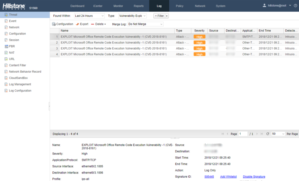 Vulnerability Notification: Microsoft Office Remote Code Execution |  Hillstone Networks